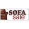 Signmission SOFA SALE BANNER SIGN couch furniture store signs 50% 25% 10% huge B-120 Sofa Sale - alternate 1